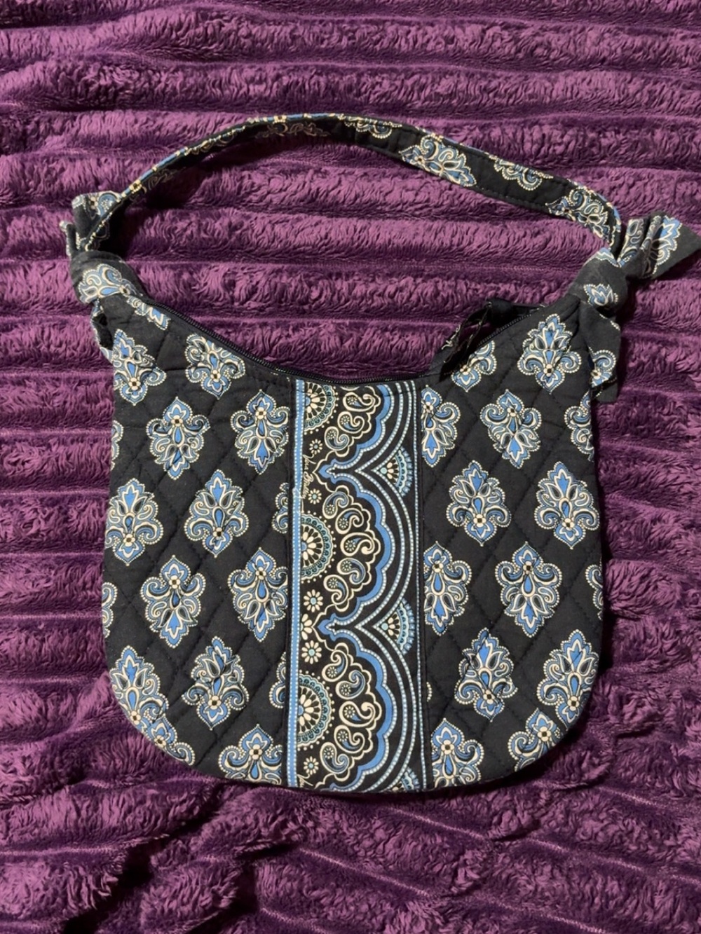 small vera bradley navy purse